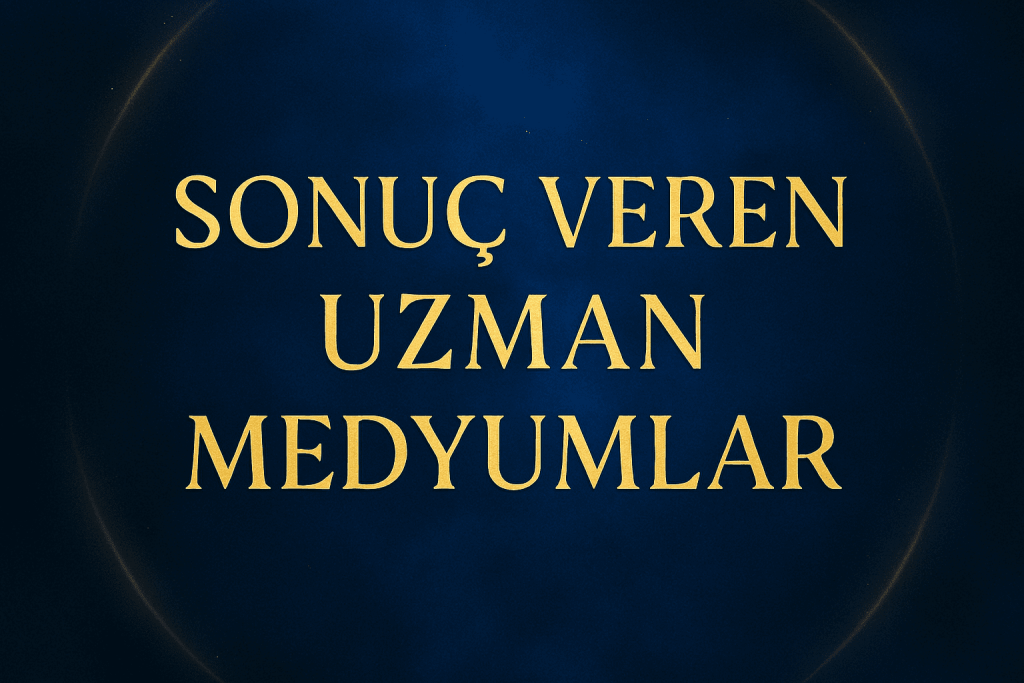 Sonuc Veren Uzman Medyumlar baslikli makale kapagi